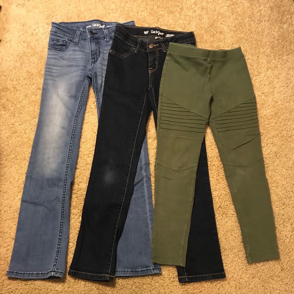 Three pair pants!